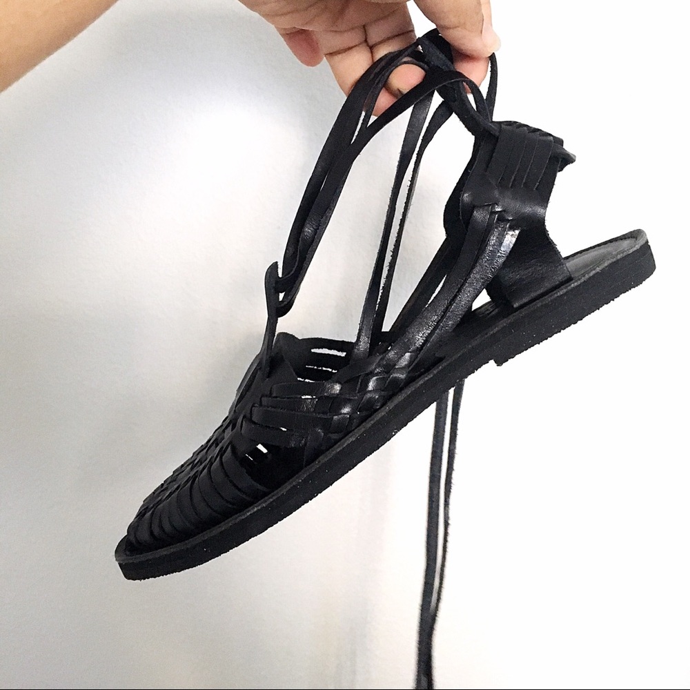 Chamula Sayulita Handmade Leather Huarache Sandals - Picture 4 of 8